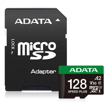ADATA Speed Plus 128 GB MicroSDXC Class 10 atminties kortelė