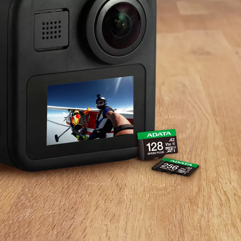 MicroSDXC atminties kortelė ADATA Speed Plus 64GB UHS Class 3 UD64GUI3V30A2SP-RA1