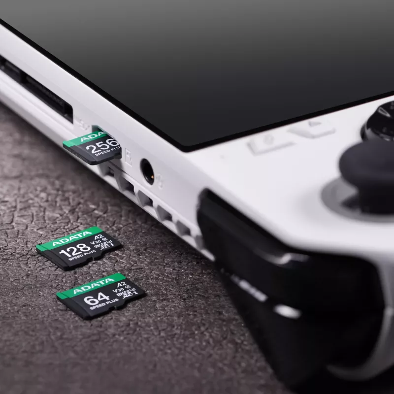 MicroSDXC atminties kortelė ADATA Speed Plus 64GB UHS Class 3 UD64GUI3V30A2SP-RA1