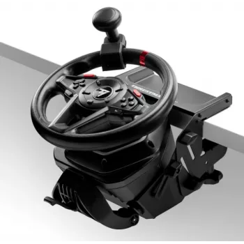Thrustmaster T128-P juodas USB vairas su pedalais PC, PS4, PS5 analoginis
