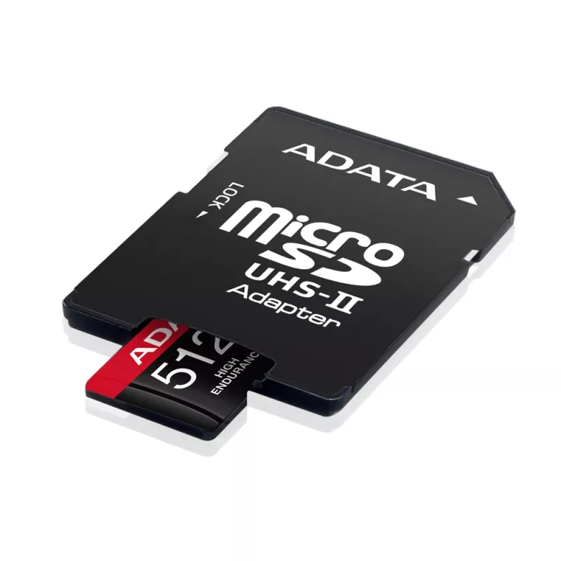 MicroSDXC atminties kortelė ADATA 512GB UHS‑I U3 V30 Class 10 A2, 100/85 MB/s, atspari vandeniui