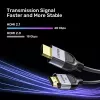 HDMI kabelis UNITEK C11086GY01-1.5M 1,5 m 48 Gbit/s ARC juoda pilka