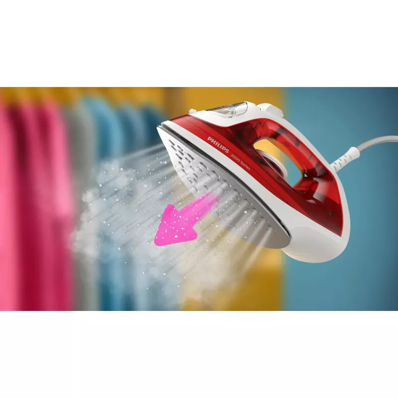 Philips 2000 serijos DST2010/40 lygintuvas su garais, nelipnus padas, 2000 W