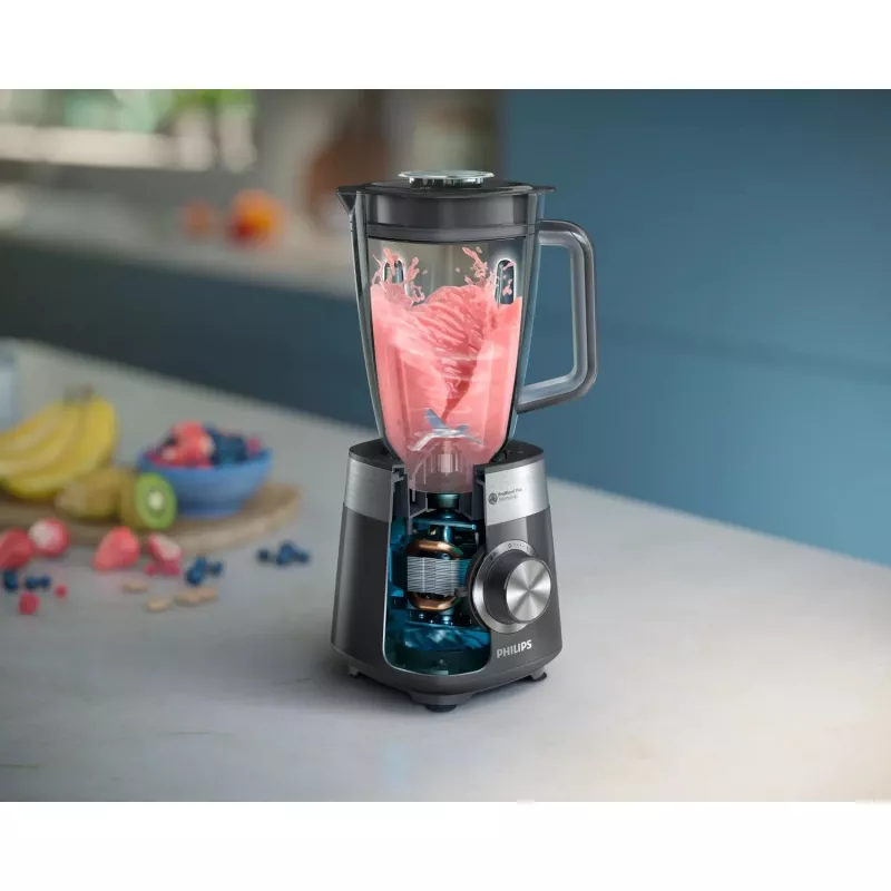 Philips 5000 serijos HR3020/20 blenderis 2 L Stalo blenderis 1000 W Pilka, Nerūdijantis plienas