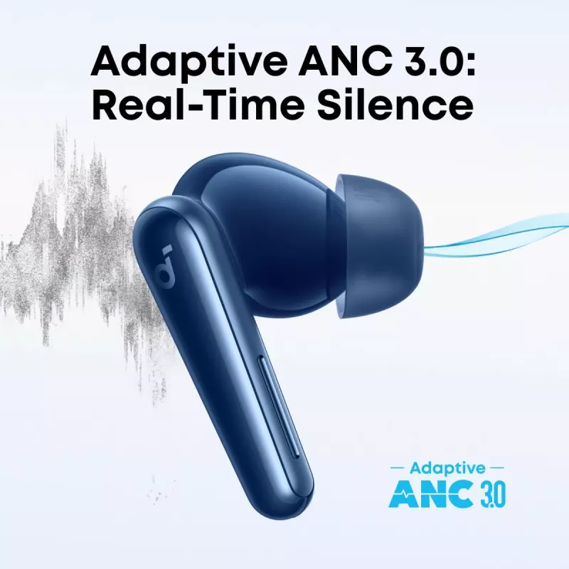 ANKER Soundcore Liberty 5 belaidės ausinės – mėlynos