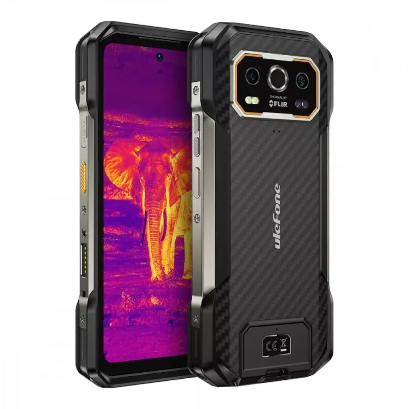 Išmanusis telefonas UleFone Armor 27T 6.58 colio 12GB RAM 256GB Juodas, energijos klasė A