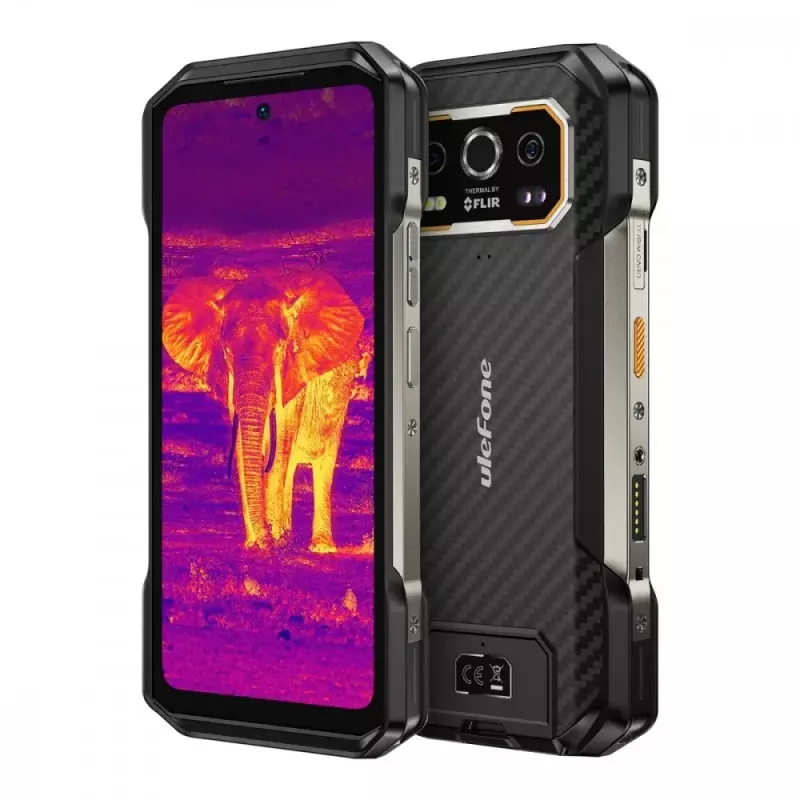 Išmanusis telefonas UleFone Armor 27T 6.58 colio 12GB RAM 256GB Juodas, energijos klasė A
