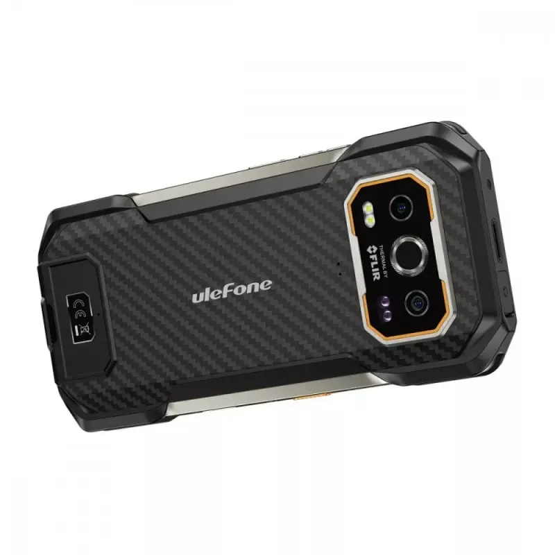 Išmanusis telefonas UleFone Armor 27T 6.58 colio 12GB RAM 256GB Juodas, energijos klasė A