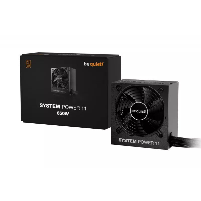 be quiet! System Power 11 650W maitinimo blokas 20+4 pin ATX ATX juodas