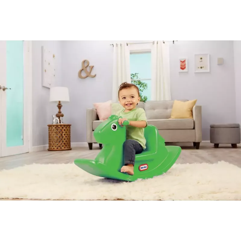 Supamasis žaislas Little Tikes Ricking Horse 174209E3 laimo žalia – supamasis arkliukas mažiems vaikams, skirtas žaidimams namuose