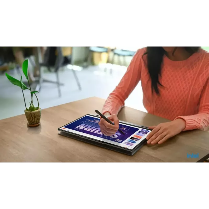 Nešiojamas kompiuteris Lenovo ThinkBook 14 G5 2in1 14,0 colio Ultra 5 225U 16GB 512GB INT W11Pro Liečiamas Luna Pilka