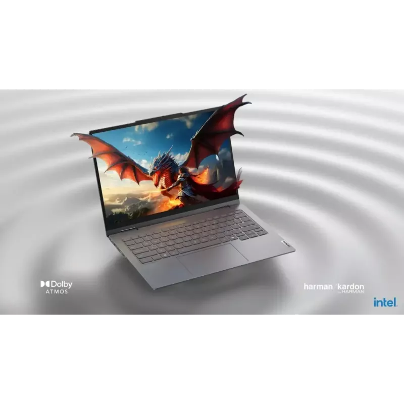 Nešiojamas kompiuteris Lenovo ThinkBook 14 G5 2in1 14,0 colio Ultra 5 225U 16GB 512GB INT W11Pro Liečiamas Luna Pilka