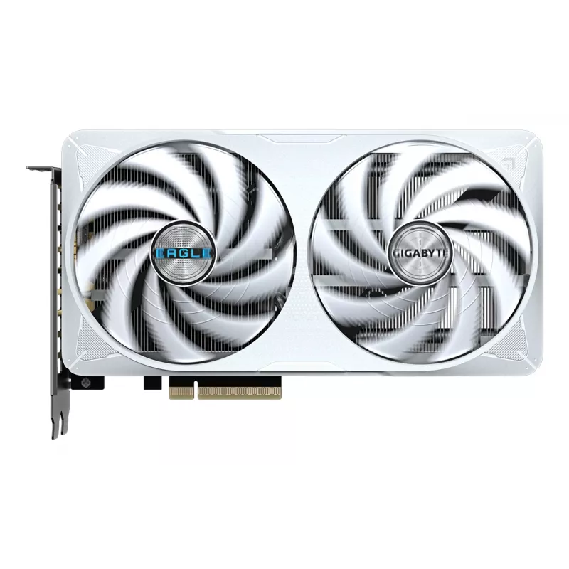 GIGABYTE GeForce RTX 5060 Ti EAGLE OC ICE 8G vaizdo plokštė – 8 GB GDDR7, 128 bit, PCI-E 5.0, 2617 MHz branduolio dažnis, 3x DisplayPort, 1x HDMI, GV-N506TEAGLEOC ICE-8GD