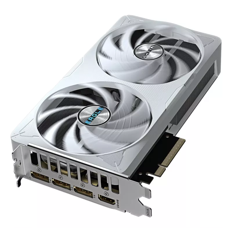 GIGABYTE GeForce RTX 5060 Ti EAGLE OC ICE 8G vaizdo plokštė – 8 GB GDDR7, 128 bit, PCI-E 5.0, 2617 MHz branduolio dažnis, 3x DisplayPort, 1x HDMI, GV-N506TEAGLEOC ICE-8GD