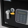 Sieninis seifas Yale YSG/250/DB2 – plieninis, kombinuotas užraktas, 16 l, juodas, tvirtinamas prie grindų/sienos