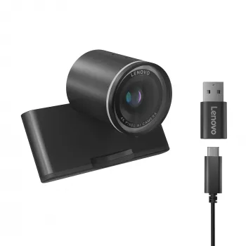 Lenovo 4XC1Q25246 internetinė kamera 8 MP 1920 x 1080 pikselių USB-C Juoda
