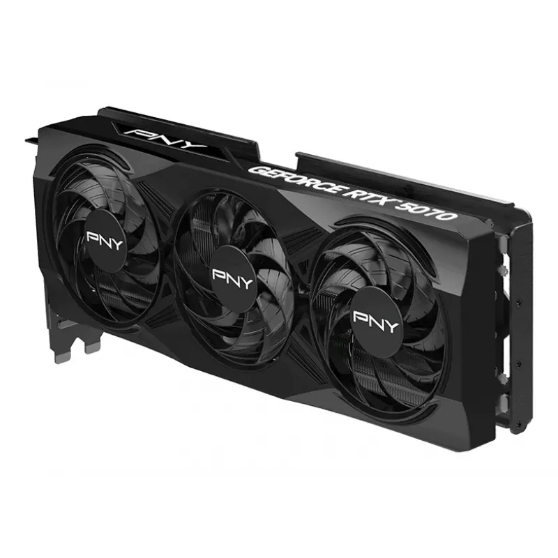 PNY GeForce RTX 5070 12 GB Overclocked Triple Fan - 12 GB GDDR7 - DisplayPort 2.1b / HDMI 2.1b
