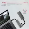 Axagon HMC-5G21 USB 10Gbps centras, 2x USB-A, 2x USB-C, HDMI 4k/30Hz, PD 60W, USB-C kabelis