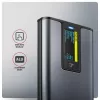 Axagon EEM2-SD2 USB-C 10Gbps – išorinė M.2 NVMe ir SATA SSD dėžutė su ekranu
