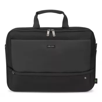 DICOTA Top Traveller Five 12-14 colių nešiojamojo kompiuterio dėklas - Juoda / 900d perdirbtas PET poliesteris