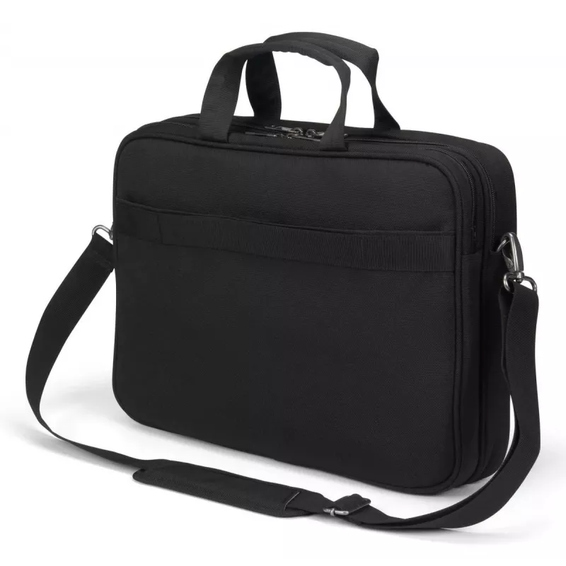 DICOTA Top Traveller Five 12-14 colių nešiojamojo kompiuterio dėklas - Juoda / 900d perdirbtas PET poliesteris