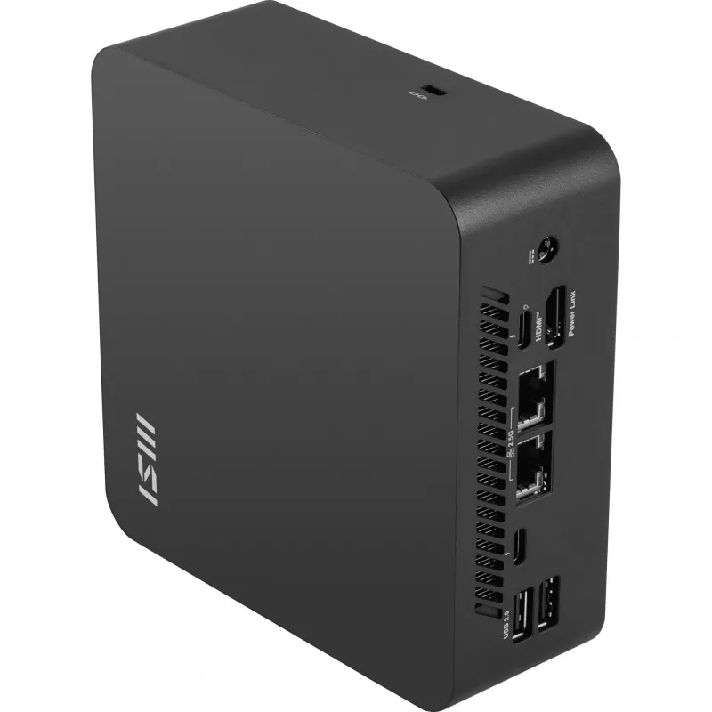 MSI Cubi NUC AI+ 2MG-001EU Copilot+ PC Intel Core Ultra 7 258V 32 GB LPDDR5x-SDRAM 1 TB SSD Windows 11 Pro Mini kompiuteris Juodas