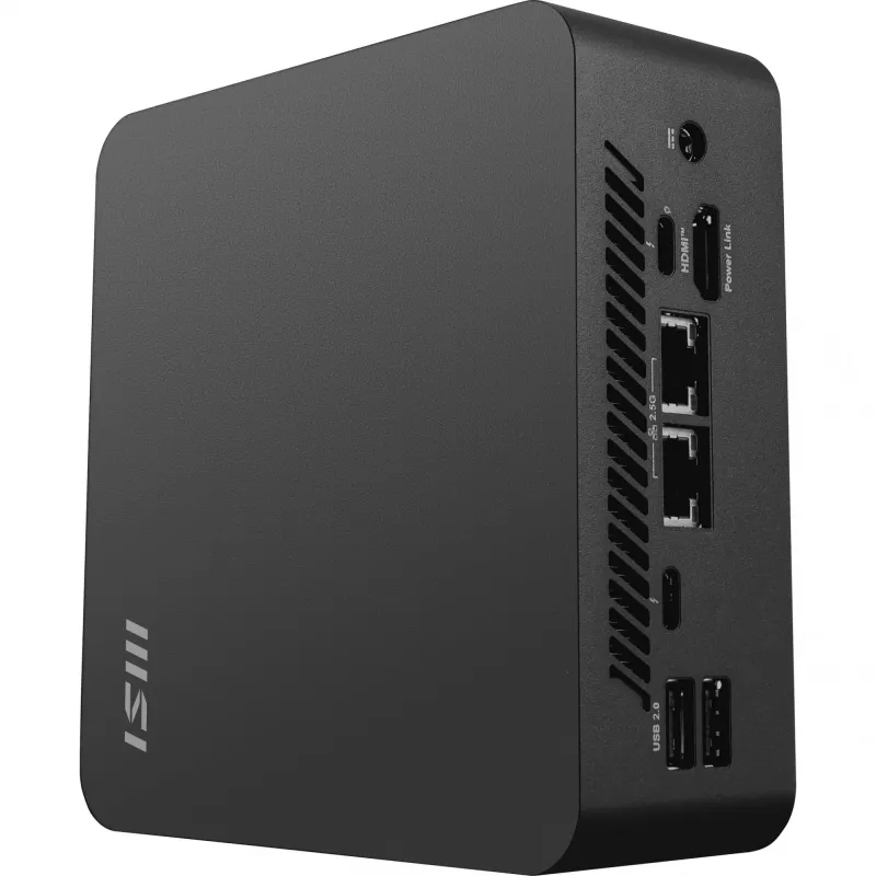 MSI Cubi NUC AI+ 2MG-001EU Copilot+ PC Intel Core Ultra 7 258V 32 GB LPDDR5x-SDRAM 1 TB SSD Windows 11 Pro Mini kompiuteris Juodas