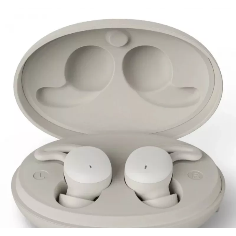 Hama Spirit Calm belaidžiai ausinukai True Wireless Stereo (TWS) į ausį, skambučiams/muzikai, smėlio/baltos spalvos