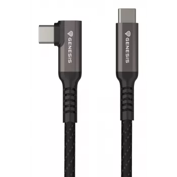 USB laidas GENESIS NVC-2219 USB 3.2 Gen 2 5 m USB C juodas, pilkas