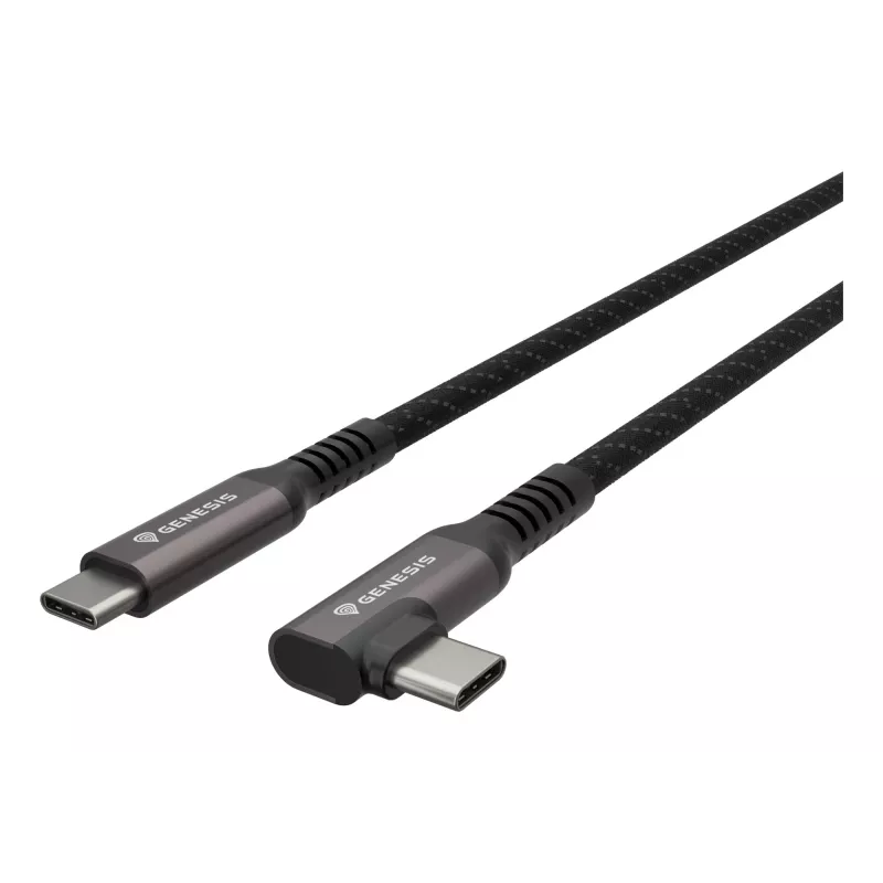 USB laidas GENESIS NVC-2219 USB 3.2 Gen 2 5 m USB C juodas, pilkas