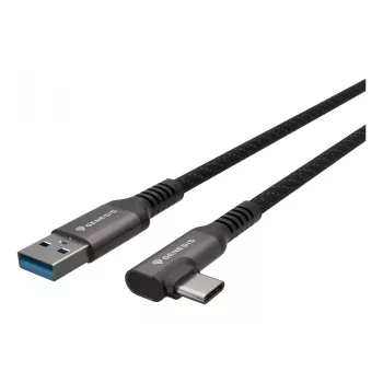GENESIS NVC-2220 USB laidas USB 3.2 Gen 1 (3.1 Gen 1) 3 m USB A USB C juodas, pilkas