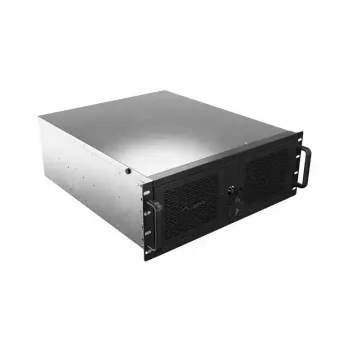 Lanberg SC01-5204-12B 4U juodas serverio korpusas su 5 ventiliatoriais