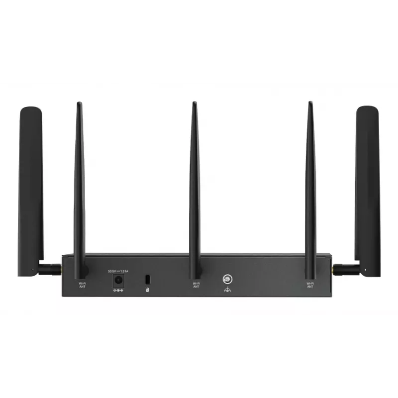 TP-Link ER706WP-4G belaidis maršrutizatorius Gigabit Ethernet Dviejų juostų (2,4 GHz / 5 GHz) Juoda