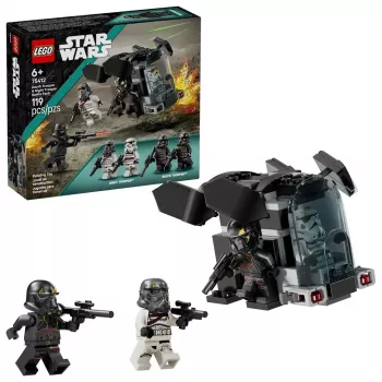 Konstruktorius LEGO Star Wars rinkinys 75412 Mirties kareivis Naktinis kareivis, 119 dalių, 4 minifigūrėlės, 60×90×70 mm modelis