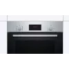 Įmontuojama elektrinė orkaitė Bosch Serie 2 HBF114ES0 — 66 l, nerūdijantis plienas, liečiamasis + sukamas valdymas, 7 programos, grilis, konvekcija, 50–275 °C