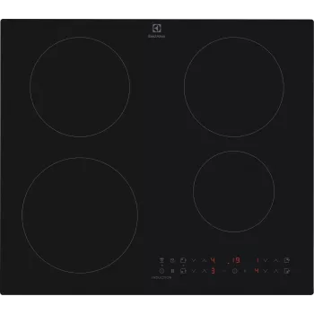 Electrolux Serie 500 EIT60433CT Juoda įmontuojama 60 cm indukcinė kaitlentė su 4 zonomis