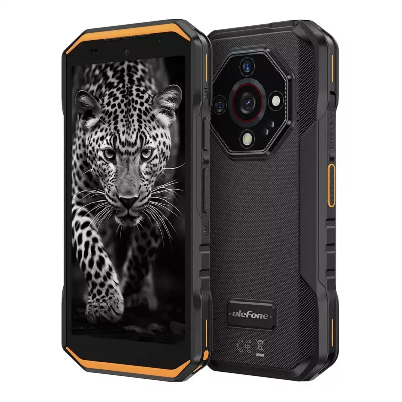 UleFone Armor X32 6,0 colio 6GB RAM 128GB atminties Ryškiai oranžinis