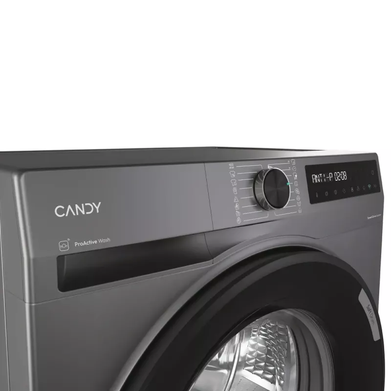 Candy BR 47SBL8G-S skalbimo mašina, pakrovimas iš priekio, 7 kg, 1400 aps./min., pilka