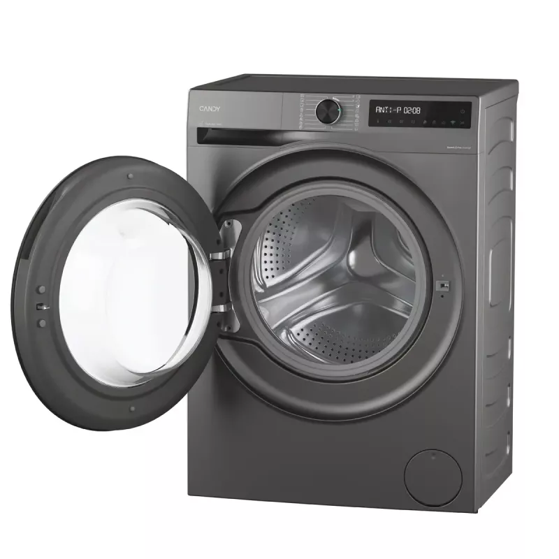 Candy BR 47SBL8G-S skalbimo mašina, pakrovimas iš priekio, 7 kg, 1400 aps./min., pilka