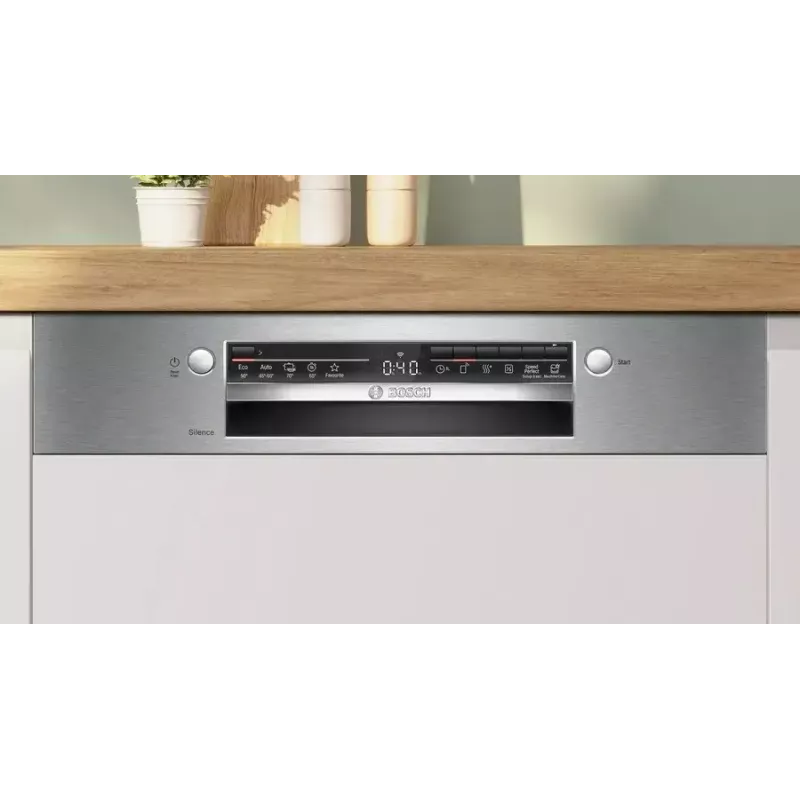 Įmontuojama indaplovė Bosch SMI2ITS09E — pilno dydžio 60 cm, 13 komplektų, 44–46 dB, energijos klasė E