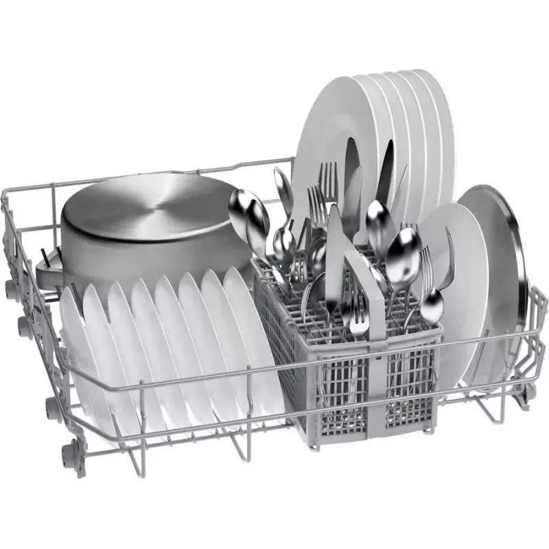 Įmontuojama indaplovė Bosch SMI2ITS09E — pilno dydžio 60 cm, 13 komplektų, 44–46 dB, energijos klasė E