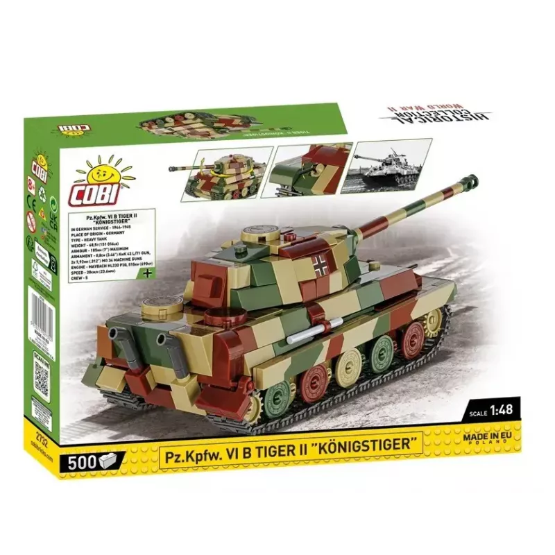 Plastikinis modelis Cobi Pz.Kpfw. VI B Tiger II Königstiger 1:35 (COBI-2732)
