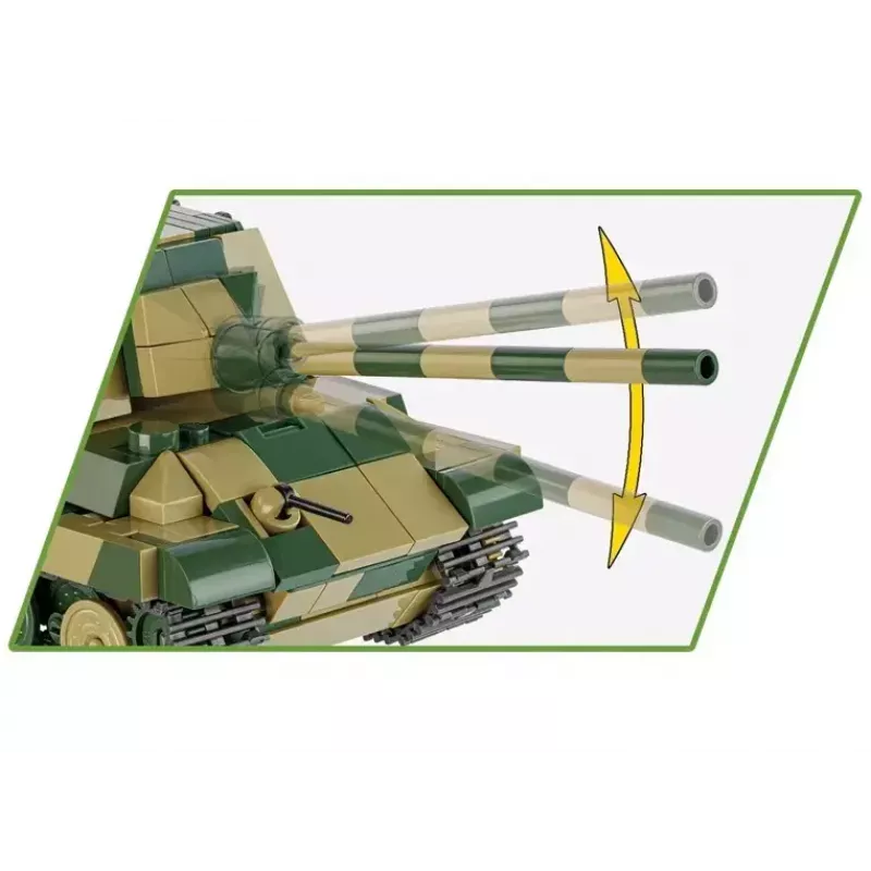 Konstruktorius Cobi Panzerjäger Tiger Ausf. B Jagdtiger 1:35