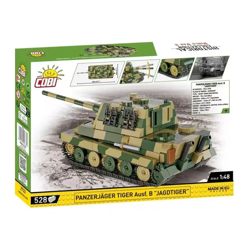 Konstruktorius Cobi Panzerjäger Tiger Ausf. B Jagdtiger 1:35