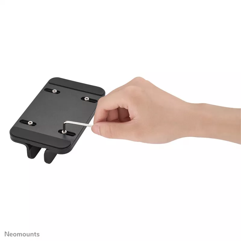Neomounts NSLS300BLACK vertikalus laikiklis nešiojamam kompiuteriui 11-17 colių - universalus, juodas, aliuminis