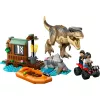 LEGO dinozaurų konstravimo rinkinys T. rex River Escape 76975 — 199 dalių, 2 minifigūrėlės, nuo 5 metų