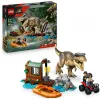 LEGO dinozaurų konstravimo rinkinys T. rex River Escape 76975 — 199 dalių, 2 minifigūrėlės, nuo 5 metų