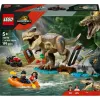 LEGO dinozaurų konstravimo rinkinys T. rex River Escape 76975 — 199 dalių, 2 minifigūrėlės, nuo 5 metų