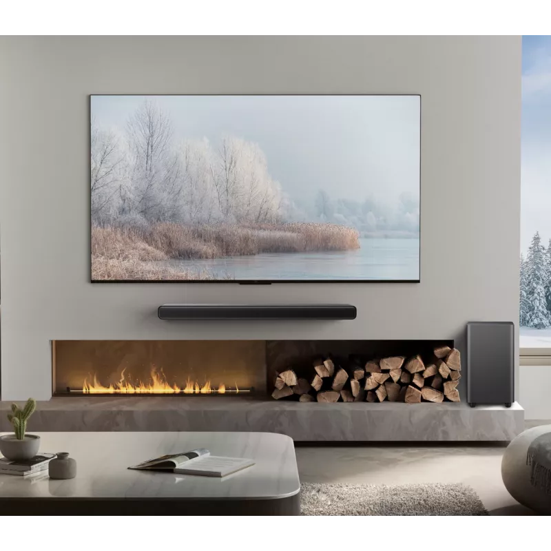 TCL S S55H 2.1 kanalo garso juosta su Dolby Atmos, belaidžiu žemų dažnių garsiakalbiu ir Bluetooth muzikos srautiniu perdavimu