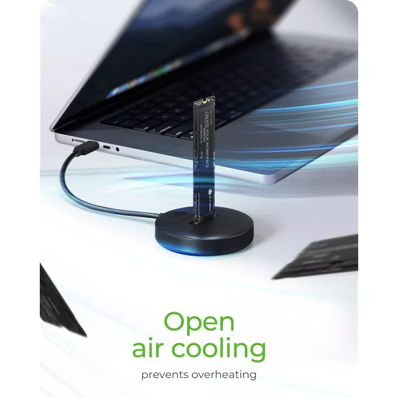 ICY BOX IB-1610MCD-C31 USB 3.2 Gen 2 (3.1 Gen 1) Type-C juoda